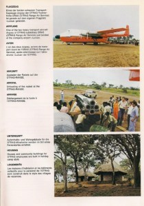 Szenen vom Testgelände in Zaire