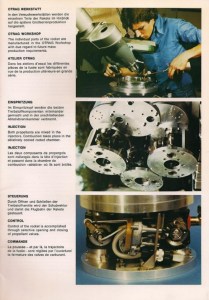 Detailansichten des OTRAG-Triebwerks