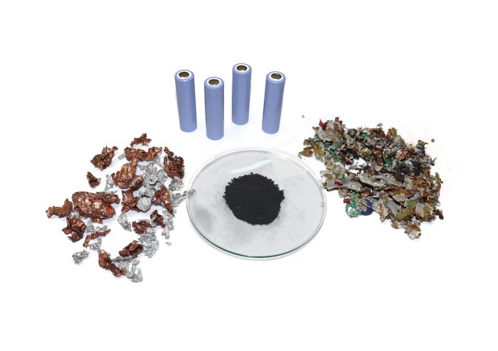 Das Fraunhofer IWKS hat eine Methode entwickelt, die Batterien elektrohydraulisch zerkleinert. Zurück bleiben wiederverwertbare Bestandteile. Bild: Fraunhofer IWKS