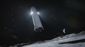 Das gigantische Raumschiff "Starship" wurde von der NASA für das Artermis-Programm als eine von drei Landefähren ausgewählt. Bild: SpaceX